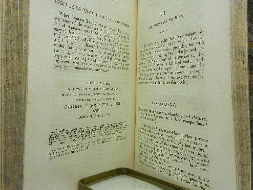 METHODS OF HARMONY FIGURED BASE & COMPOSITIONS BY JOHANN G. ALBRECHTSBERGER 1843