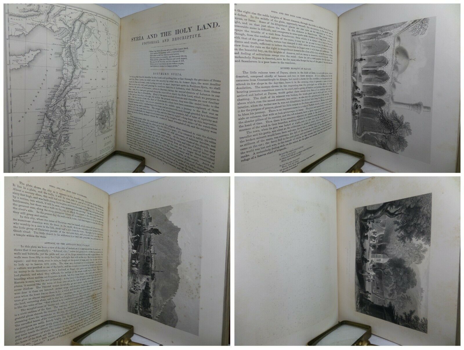 SYRIA AND THE HOLY LAND ILLUSTRATED BY JOHN CARNE CIRCA 1861 TWO VOLUMES IN ONE