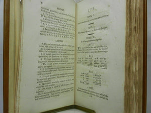 A TREATISE OF ALGEBRA BY WILLIAM EMERSON 1808 New Edition