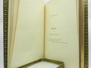 THE POETICAL WORKS OF JOHN KEATS 1924 Fine Riviere Leather Binding