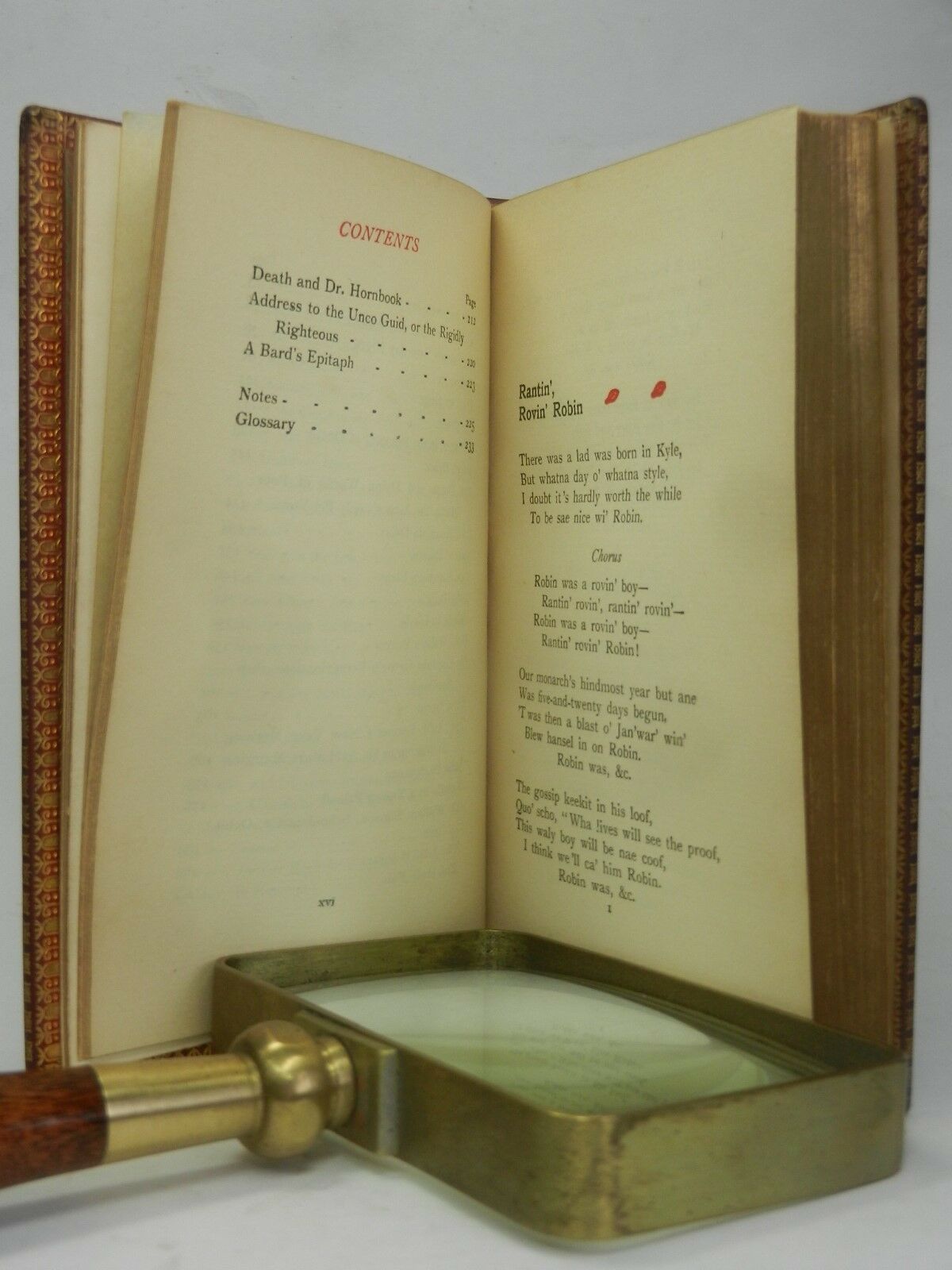 POEMS BY ROBERT BURNS C.1910 FINE RIVIERE BINDING