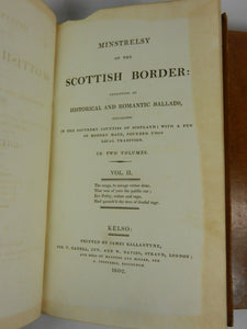 MINSTRELSY OF THE SCOTTISH BORDER BY SIR WALTER SCOTT 1802 First Edition